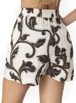 SHORTS BOLSILLOS VISCOSA ESTAMPADA ARABESCO 8165
