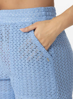 SHORTS CARGO CROCHET CELESTE 8182