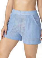 SHORTS CARGO CROCHET CELESTE 8182