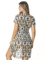 KIMONO CORTO MALLA ESTAMPADA CIARA 9031