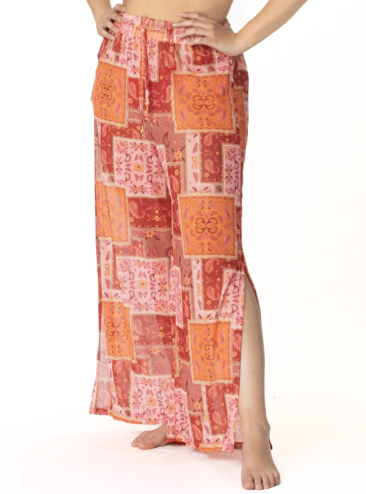 PANTALÓN MALLA ESTAMPADA SOLNIC 9027