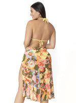PAREO BOLERO MALLA ESTAMPADA LIORA 9030