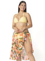 PAREO BOLERO MALLA ESTAMPADA LIORA 9030