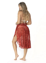 PAREO BOLERO MALLA ESTAMPADA LUNEC 9028