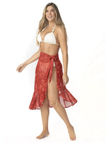 PAREO BOLERO MALLA ESTAMPADA LUNEC 9028