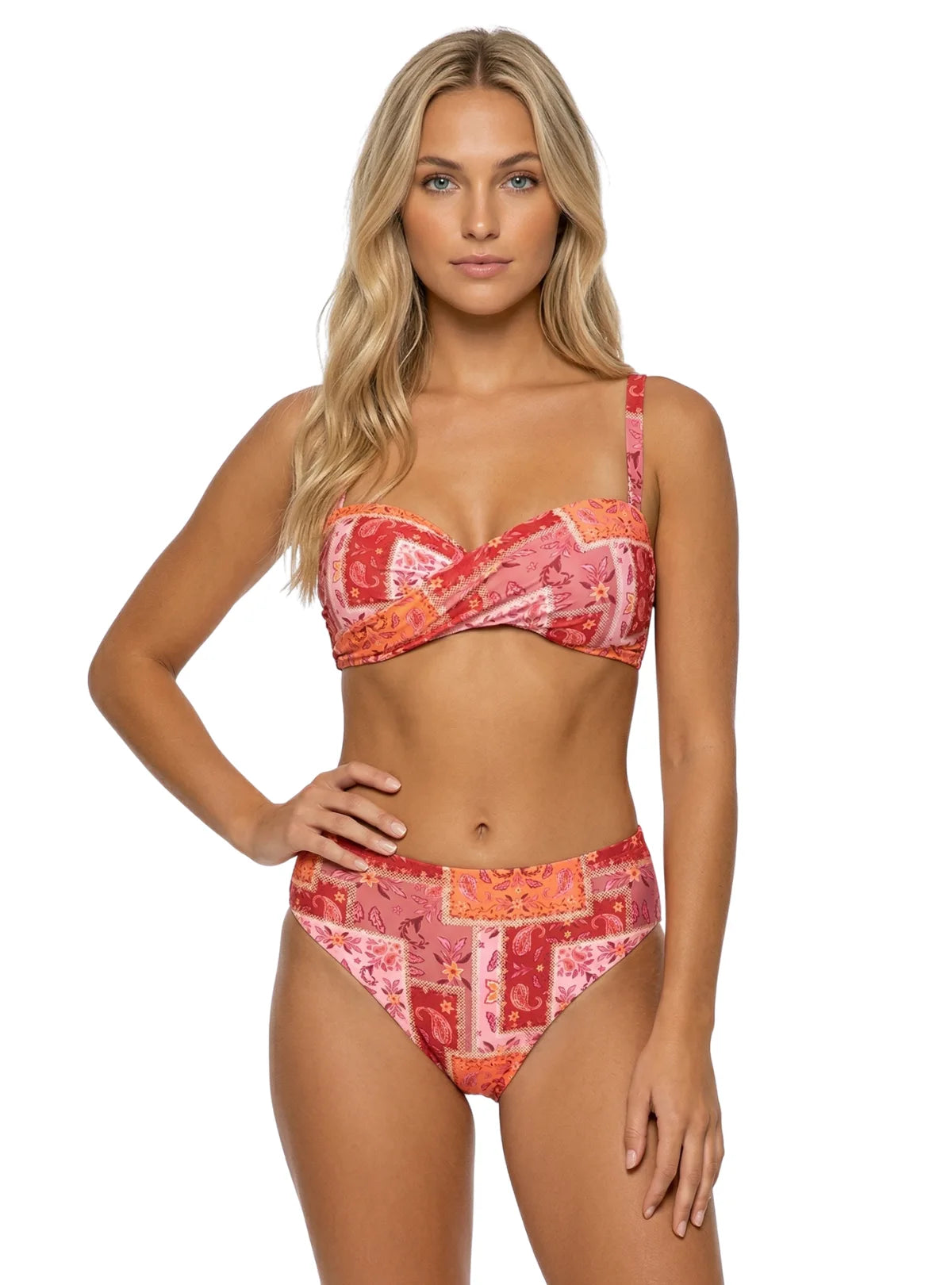PANTY MEDIO ALTO ESTAMPADO SOLNIC. 3757