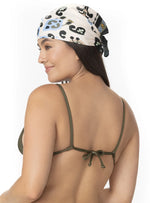 TRIÁNGULO PERLAS EN RIB VERDE 7146