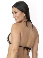 TOP TRIÁNGULO CROCHET ZIGZAG NEGRO. 7151