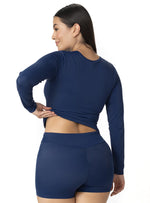 CAMIBUSO MUJER BÁSICO ACUAFIT AZUL COBALTO 7153