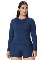 CAMIBUSO MUJER BÁSICO ACUAFIT AZUL COBALTO 7153