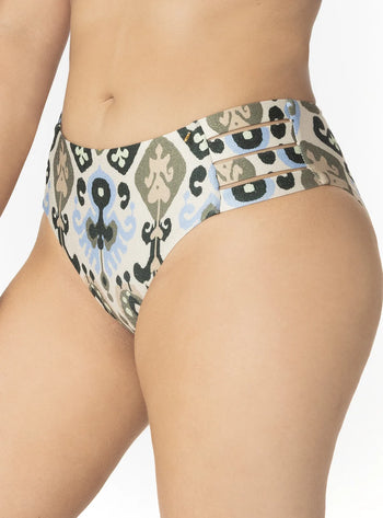 PANTY ALTO CON CORTES LATERALES ESTAMPADO CIARA 3761