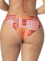 PANTY LATERAL DRAPEADO ESTAMPADO SOLNIC 3756