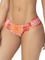 PANTY LATERAL DRAPEADO ESTAMPADO SOLNIC 3756