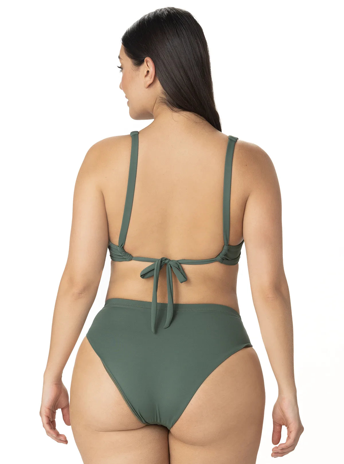 PANTY MEDIO ALTO VERDE SALVIA 3778