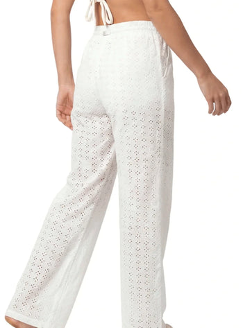 PANTALÓN ESTILO CLÁSICO EN OJALILLO BORDADO CRUDO 8274 – EDICIÓN LIMITADA