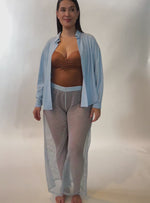 PANTALON MALLA CON LYCRA 9025 AZUL