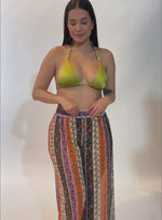 PANTALÓN EN MALLA CON LYCRA 9024 ORCHID