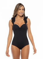 Vestido de baño Enterizo control abdomen 1164 - Negro