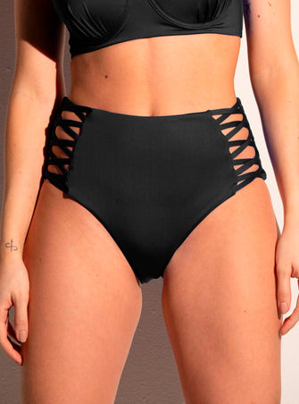 PANTY 3640 TIRO ALTO NEGRO