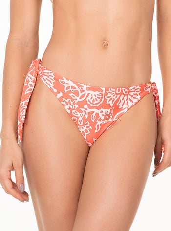 Panty 3687 Brasilera Con Chapolas -Jacaranda Coral