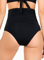 Panty Alto 3697 Con Recogido - Negro