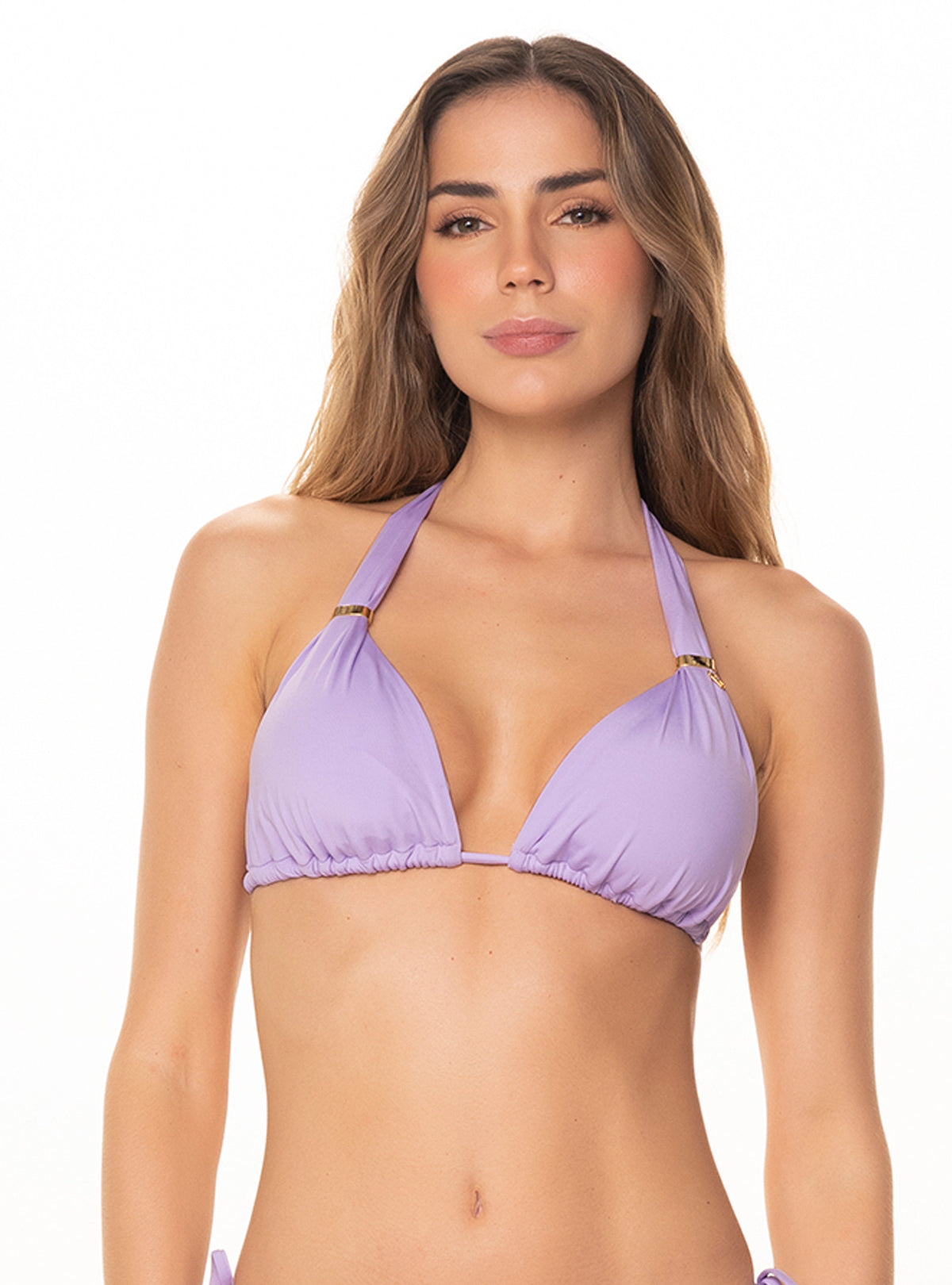 Top Triangulo 7061 Con Sliders En Cargadera - Lavanda