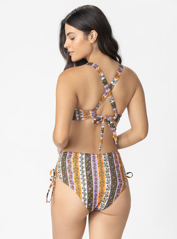 PANTY ALTO CHEEKY CON LATERALES AJUSTABLES 3745 ORCHID
