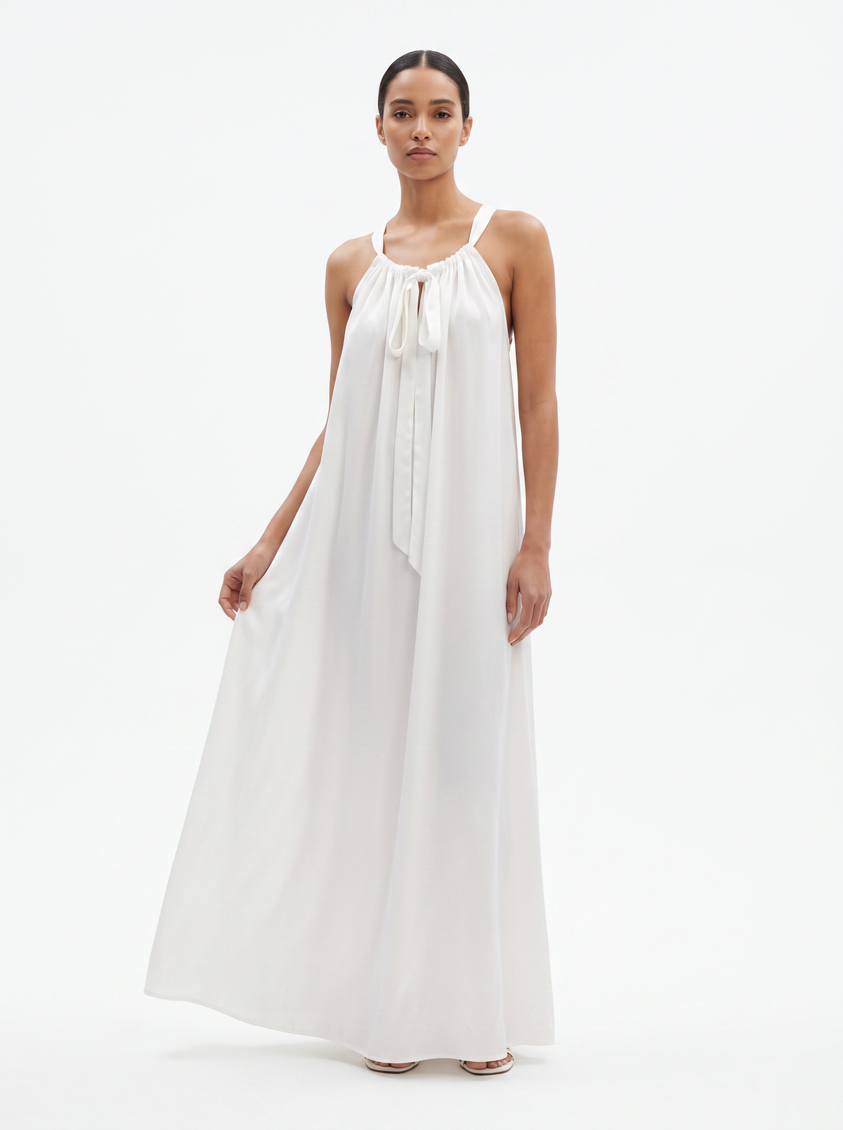 Vestido largo blanco 827