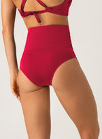 Panty Alto 3722 Basico Con Powernet -rojo