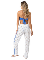 PANTALÓN ESTILO CLÁSICO EN OJALILLO MARFIL 8343