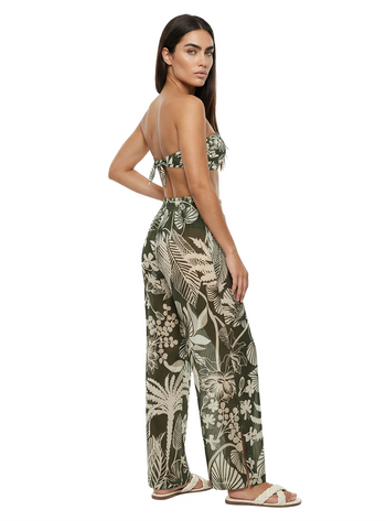 PANTALÓN ESTILO PALAZZO EN MALLA ESTAMPADO SELVÁTICA 9060