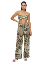 PANTALÓN ESTILO PALAZZO EN MALLA ESTAMPADO SELVÁTICA 9060