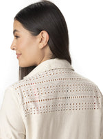 VESTIDO BLUSÓN MIDI EN LINO SEMILLA 8191