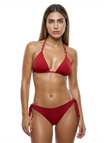 TOP TRIÁNGULO COPA REMOVIBLE ROJO ESCARLATA 7168