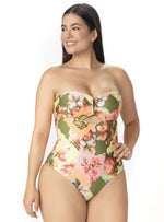 ENTERO STRAPLESS COPA FIJA ESTAMPADO LIORA 1385