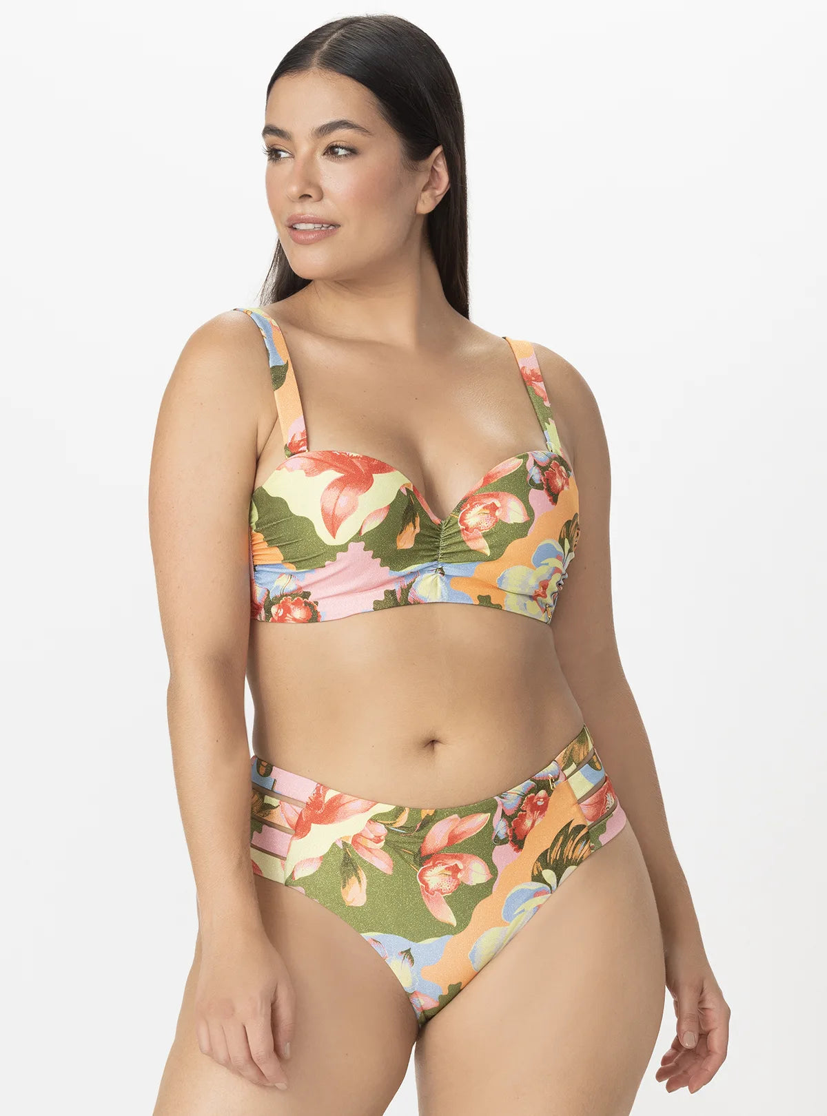 PANTY ALTO CON CORTES LATERALES ESTAMPADO LIORA 3758