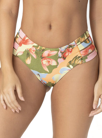 PANTY ALTO CON CORTES LATERALES ESTAMPADO LIORA 3758