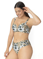 COPA STRAPLESS CON RECOGIDO ESTAMPADO CIARA 7139