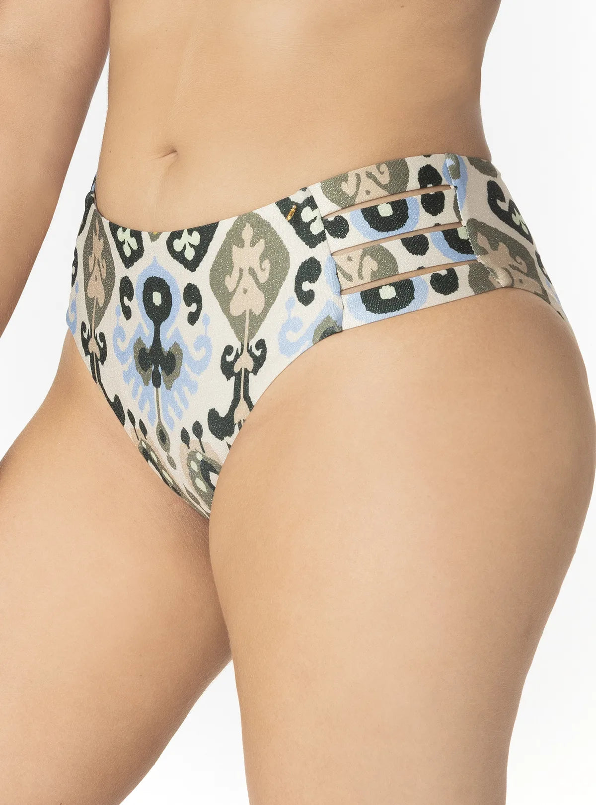 PANTY ALTO CON CORTES LATERALES ESTAMPADO CIARA 3761