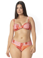 TOP STRAPLESS ENTORCHADO ESTAMPADO SOLNIC. 7135