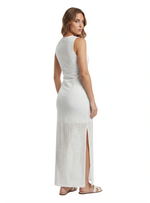 VESTIDO LARGO EN OJALILLO BORDADO CRUDO 8269