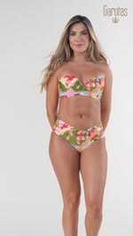 PANTY ALTO CON CORTES LATERALES ESTAMPADO LIORA 3758