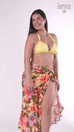PAREO BOLERO MALLA ESTAMPADA LIORA 9030