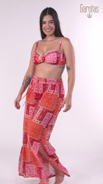 PANTALÓN MALLA ESTAMPADA SOLNIC 9027