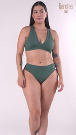 PANTY MEDIO ALTO VERDE SALVIA 3778