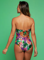 VESTIDO BAÑO ENTERIZO CON COPA FIJA Y CONTROL ABDOMEN. 1263